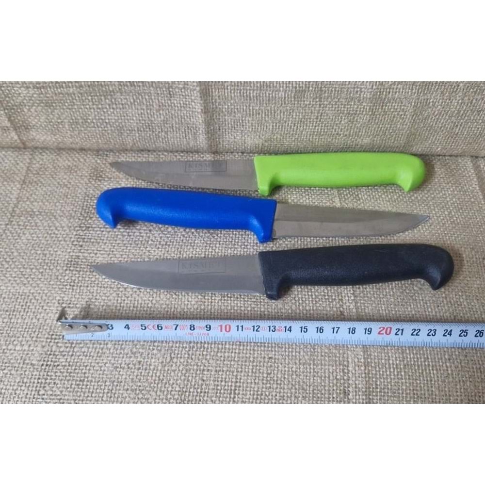AKİNOKS RENKLİ PLASTİK BIÇAK NO 0