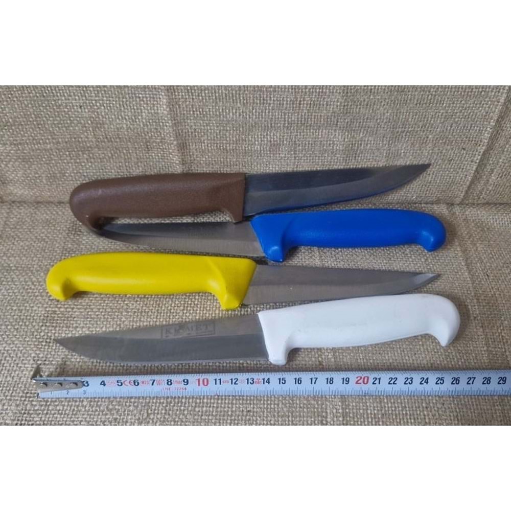 AKİNOKS RENKLİ PLASTİK BIÇAK NO 1