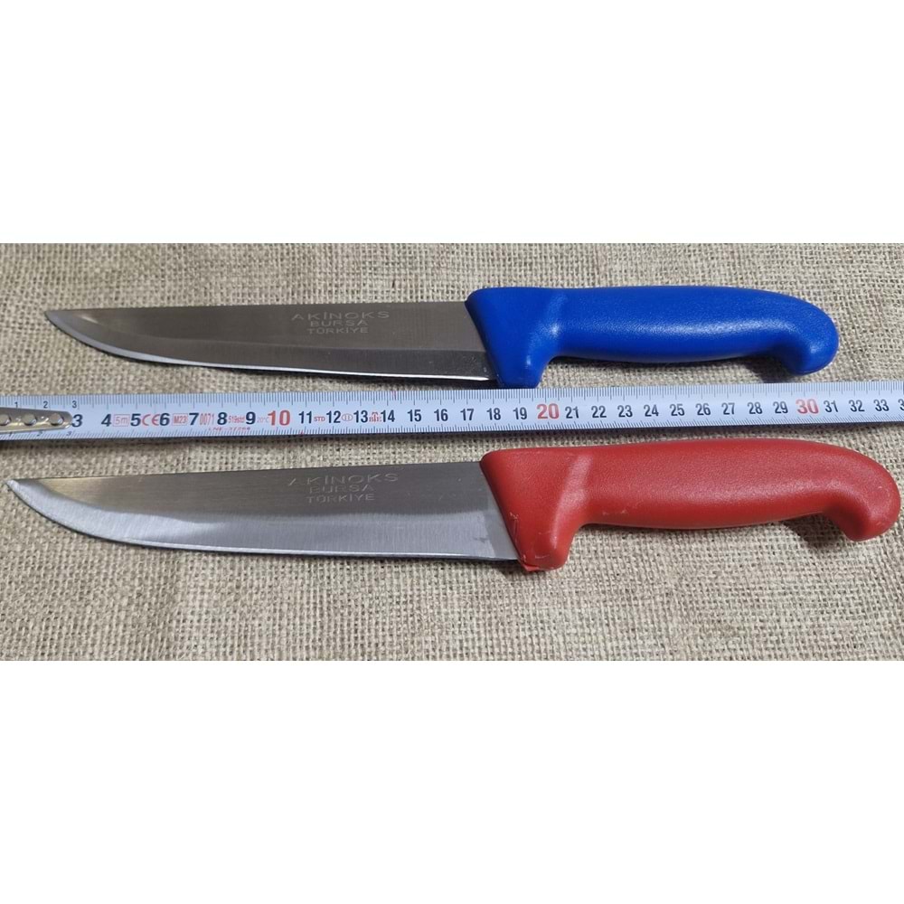 AKİNOKS RENKLİ PLASTİK BIÇAK NO 3