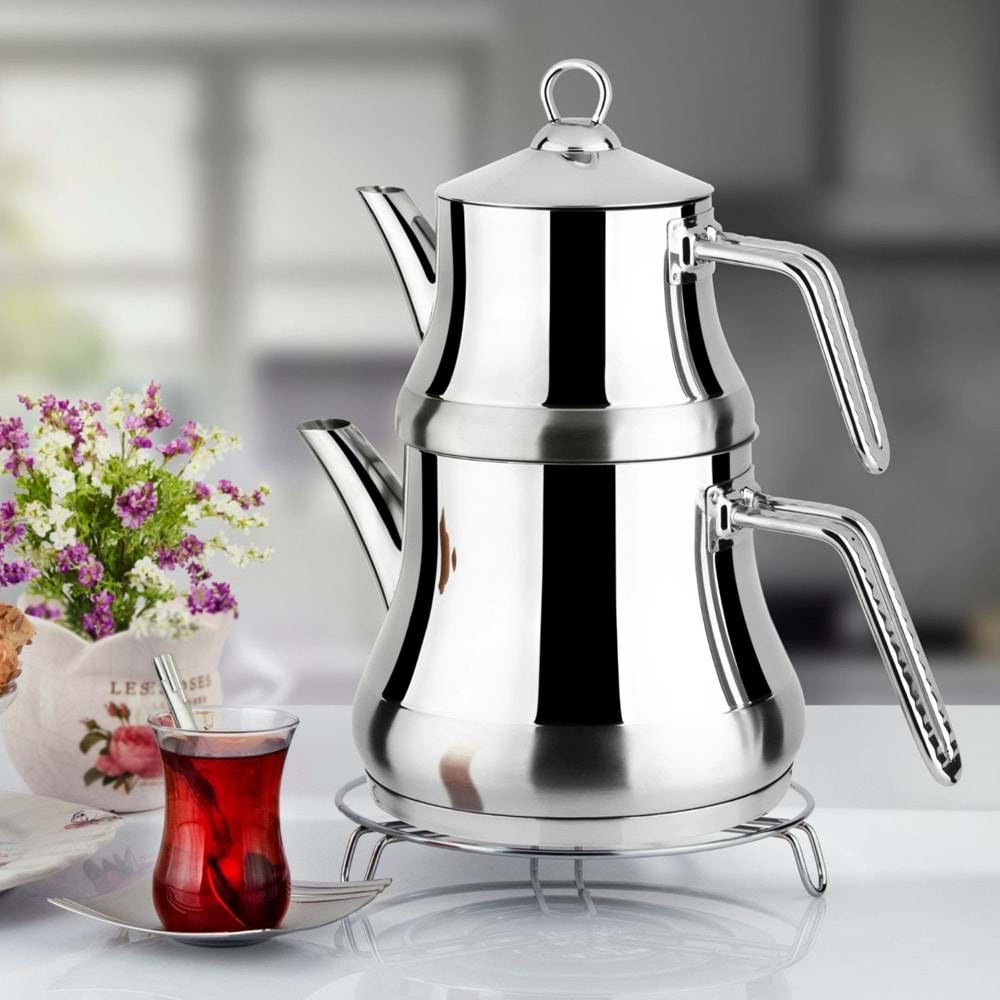 LİNES NAZ ORTA BOY ÇAYDANLIK METAL KULP