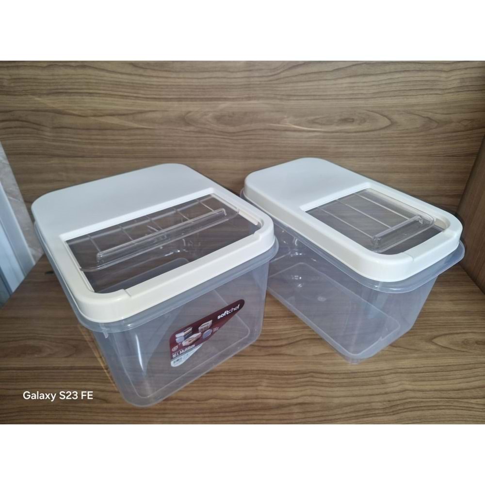 SOFTCHEF 7.5 LT KAYAR KAPAK SAKLAMA