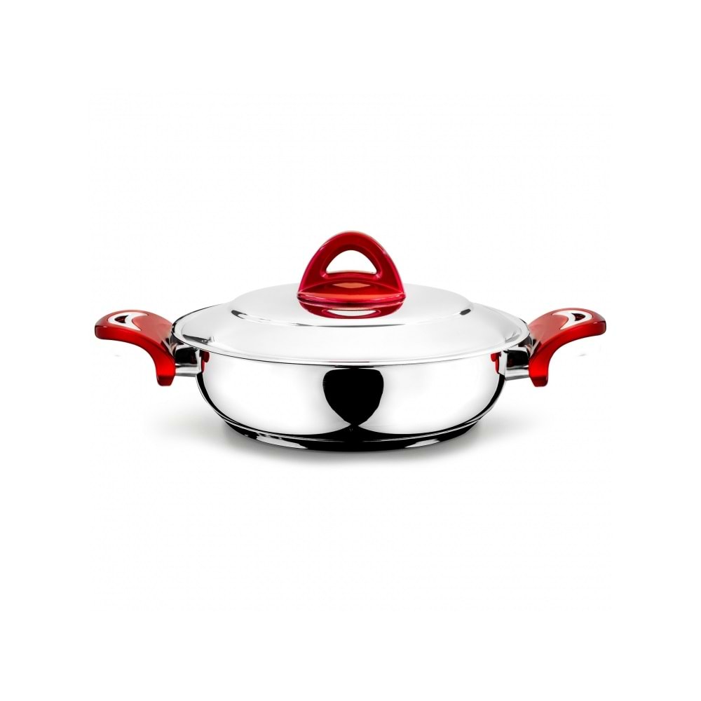 UÇE KAPAKLI SAHAN TAVA 26 CM