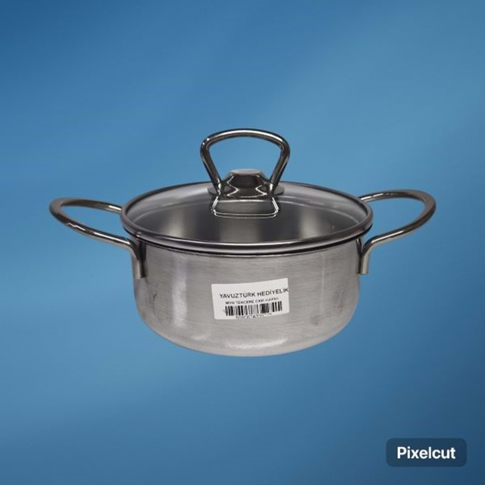 14 CM CAM KAPAKLI TENCERE