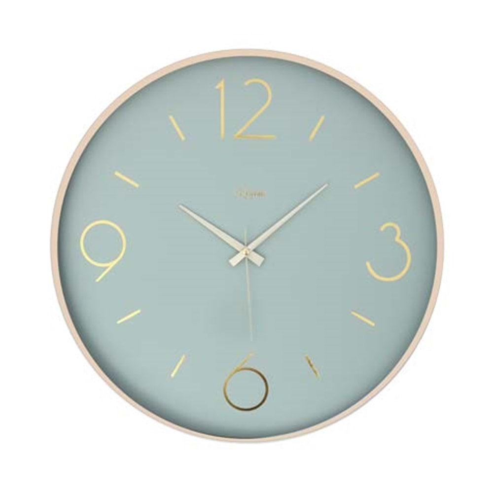 120-071 PLEKSİ SAAT 40 CM İÇİ BEJ-KAHVE