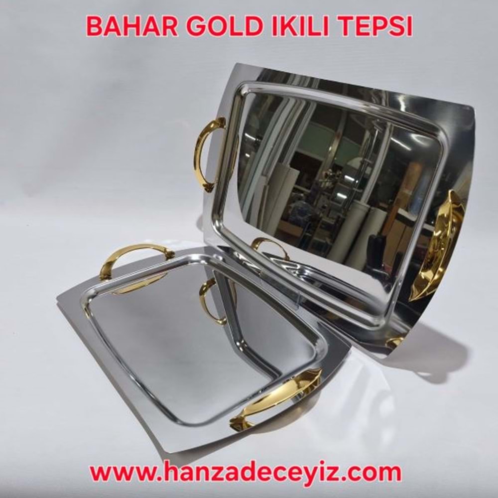 ÖZ LİFE BAHAR GOLD İKİLİ TEPSİ