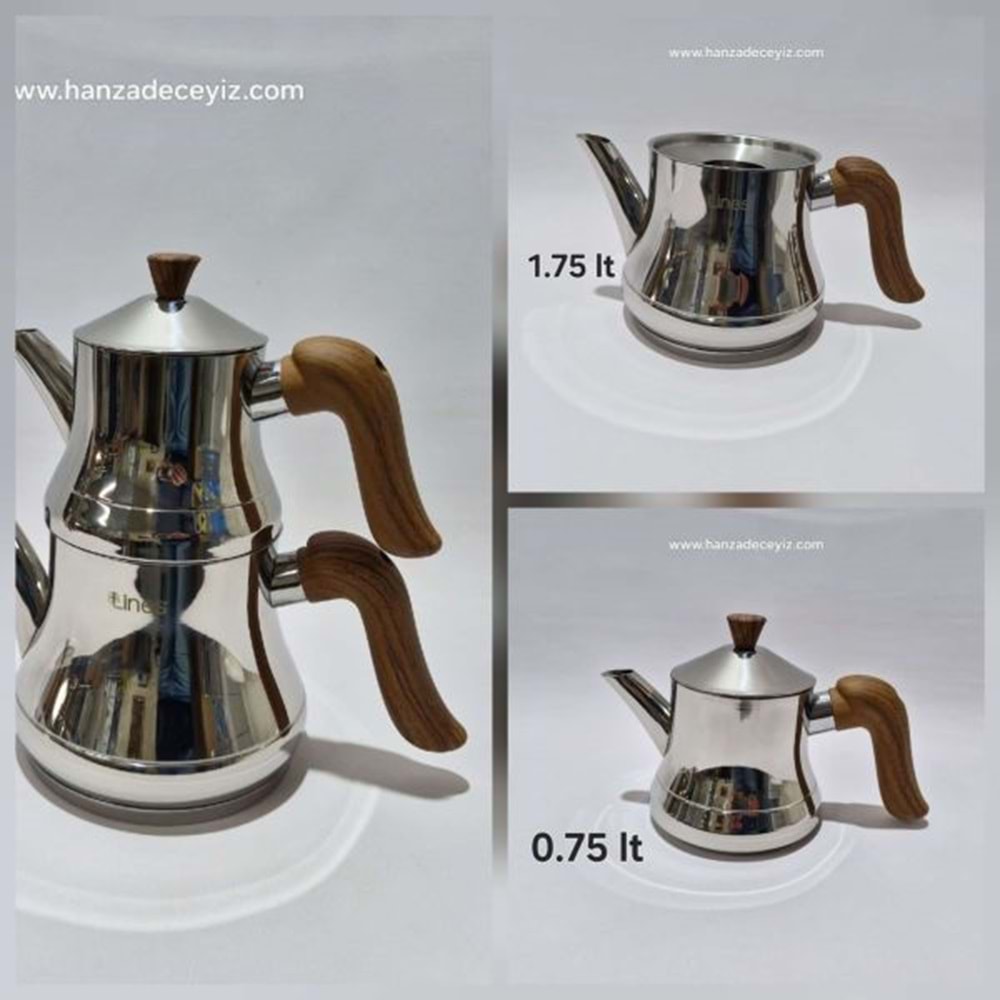 LİNES NAZ ORTA BOY ÇAYDANLIK AHŞAP KULP