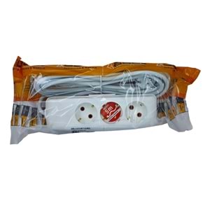 ASEL 3 LÜ 5 MT TOPRAKLI GRUP PRİZ
