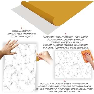 YAPIŞKANLI DUVAR PANELİ 60*60