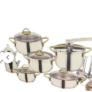İNTERHOME 18 PARÇA ÇELİK SET