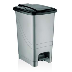 ASİL 422 SLİM PEDALLI ÇÖP KOVASI*12