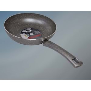 MEHTAP GRİ GRANİT SAPLI TAVA NO 24