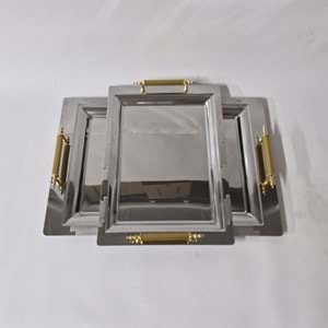 ÖZBURAK PETEK TEPSİ İKİLİ GOLD