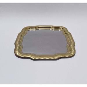 TIRTIKLI TEPSİ KENAR GOLD