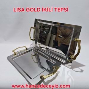 ÖZ LİFE LİSA GOLD İKİLİ TEPSİ