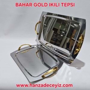 ÖZ LİFE BAHAR GOLD İKİLİ TEPSİ