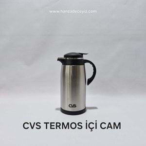 CVS TERMOS 1,3 LT İÇ CAM DIŞ ÇELİK