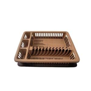 SP-173 DÜZ TABAKLIK KREM KAHVE