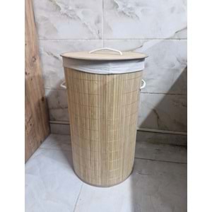 IVORY KATLANIR BAMBU OVAL BANYO SEPETİ 12*