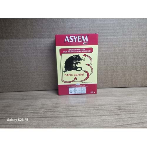 ASYEM FARE ZEHİRİ