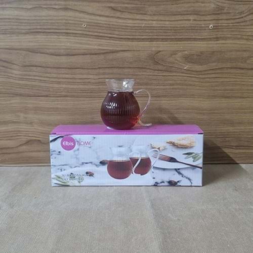 ELBİS HOME 3LÜ ÇAYBARDAĞI KULPLU