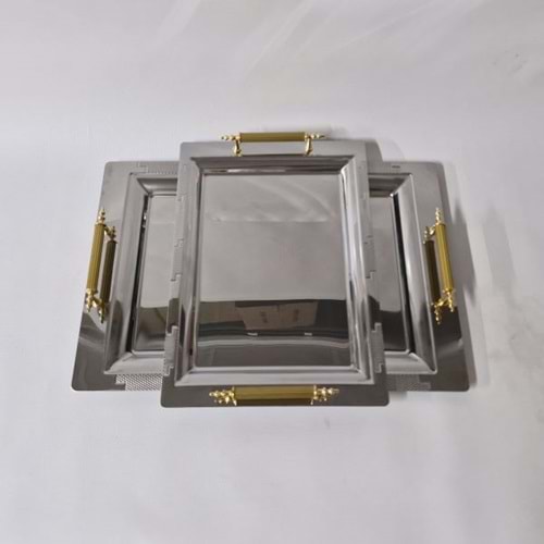 ÖZBURAK PETEK TEPSİ İKİLİ GOLD