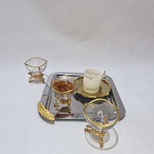 DGL 7 AYAKLI SADE ÇİZGİLİ LOKUMLUK