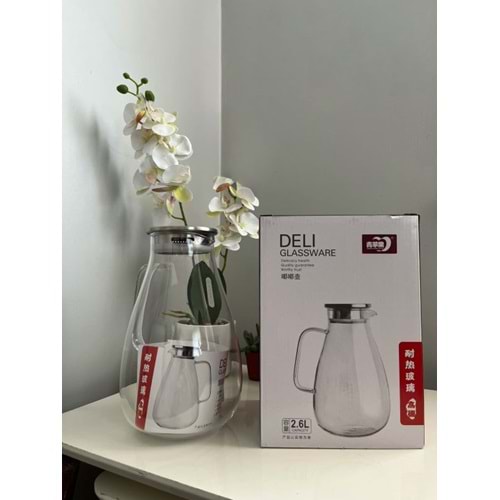 DELİ GLASS 2,6 LT SÜRAHİ