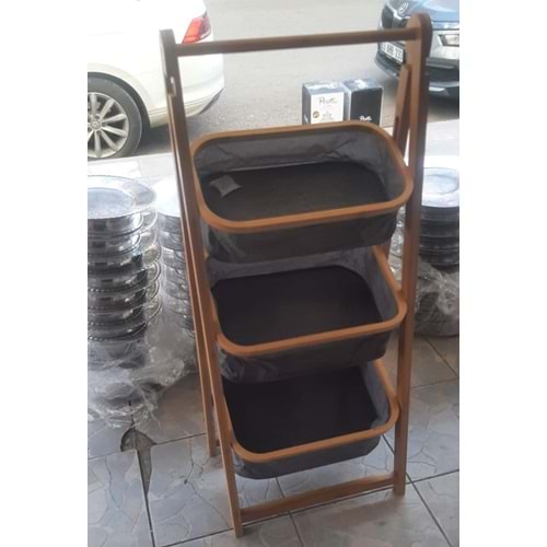 BAMBU SEBZELİK 3 KAT