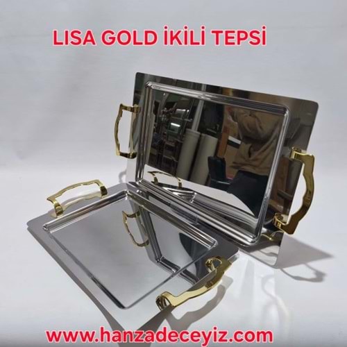 ÖZ LİFE LİSA GOLD İKİLİ TEPSİ
