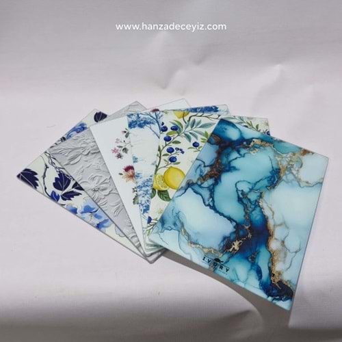 IVORY DESENLİ CAM KESİM PANOSU 25*35