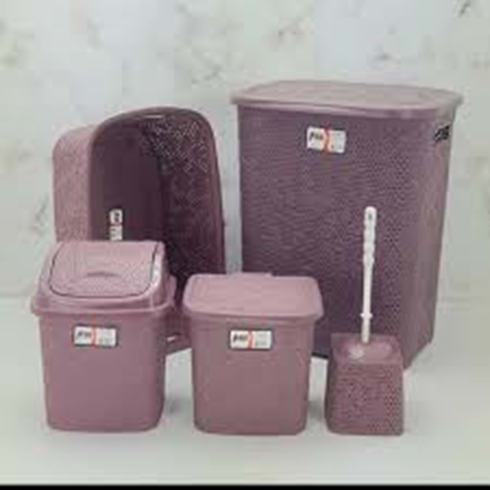 ASİL BANYO SETİ 5 PARÇA