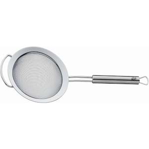 12 CM PLASTİK SAPLI ÇELİK SÜZGEÇ 100*