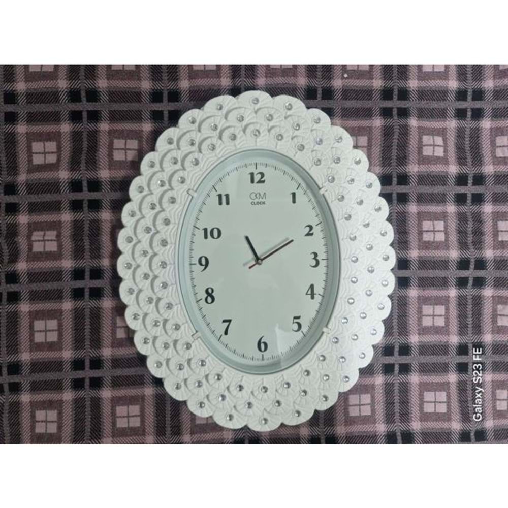TAŞLI OVAL YUVARLAK SAAT