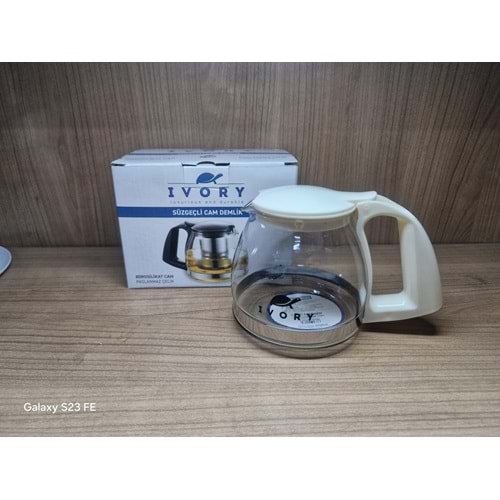IVORY CAM DEMLİK 900 ML