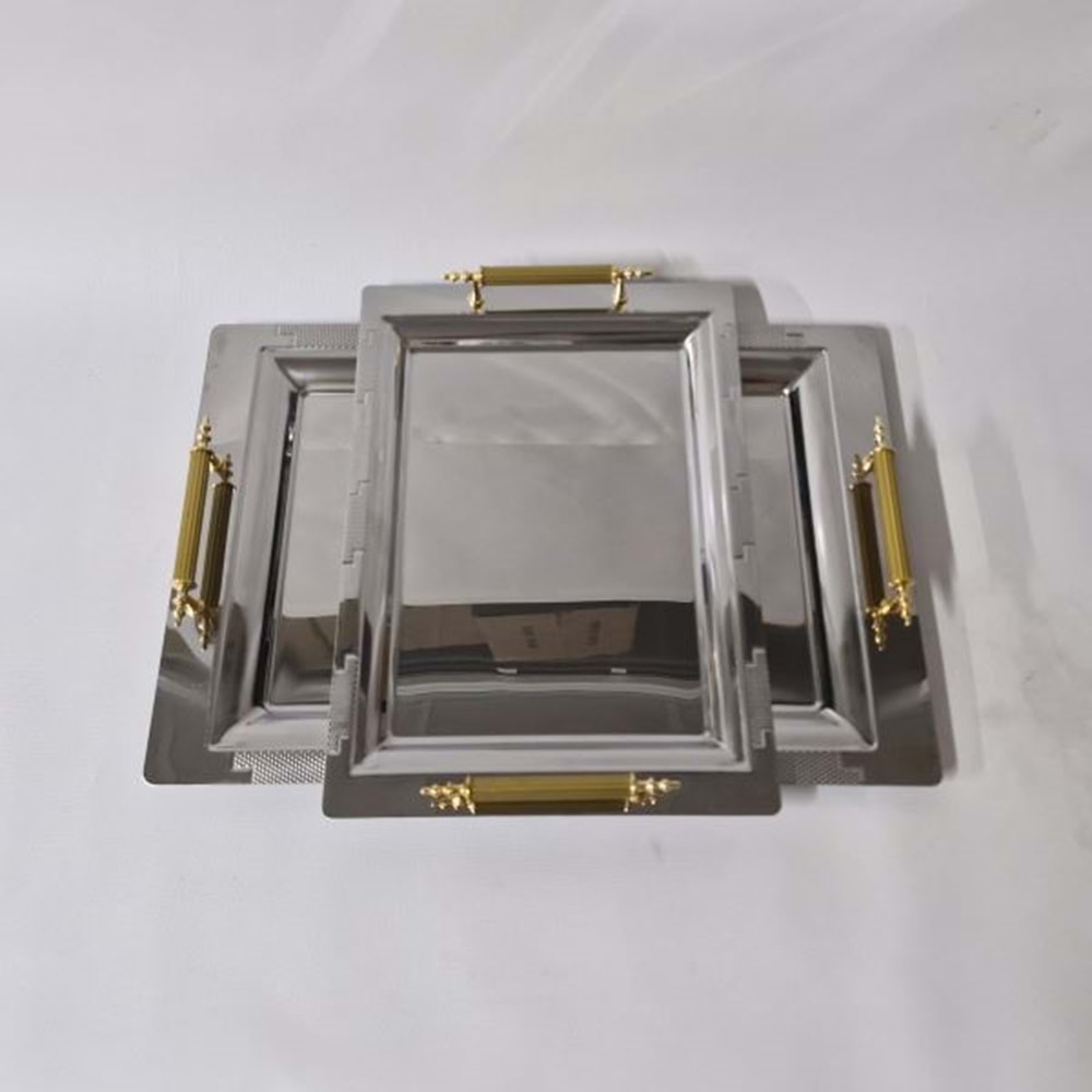 ÖZBURAK PETEK TEPSİ İKİLİ GOLD